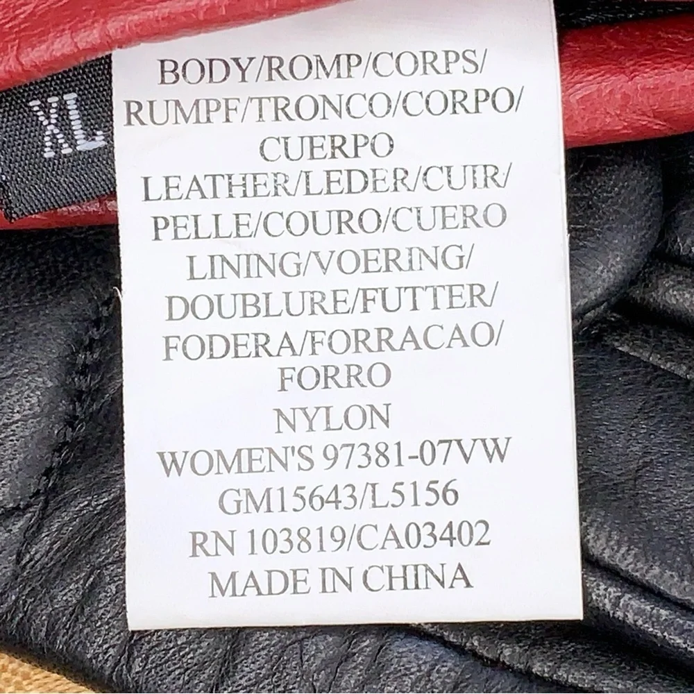 XL Womens Harley Davidson Motorcycle Soft Leather Gloves Embroidered